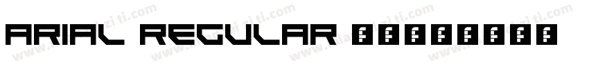 Arial Regular 45字体转换